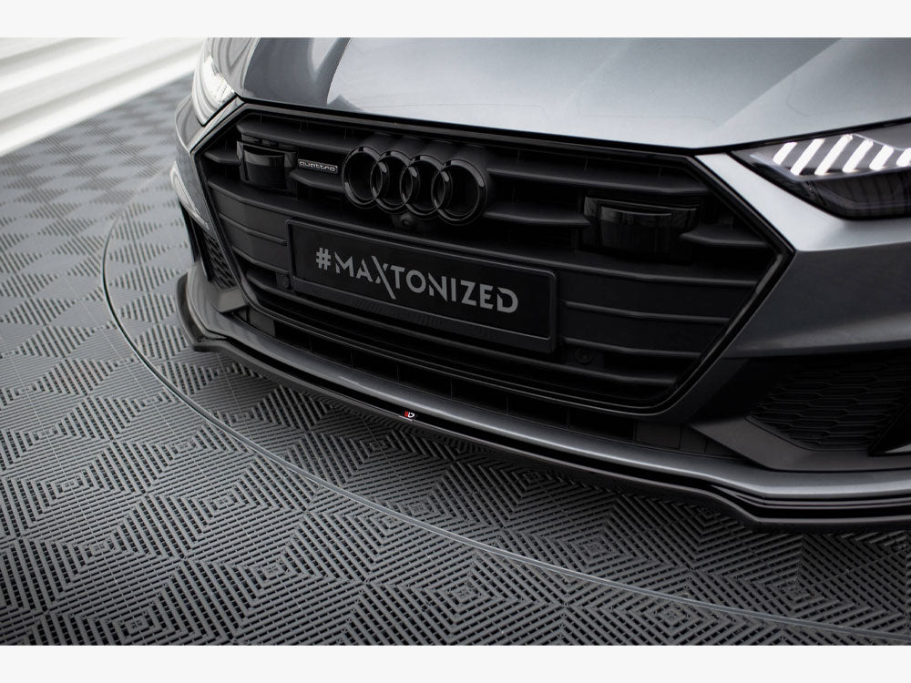 Maxton Design - Front Splitter V.1 Audi A7 S-Line C8 / S7 C8 / C8 Facelift / S7 Facelift