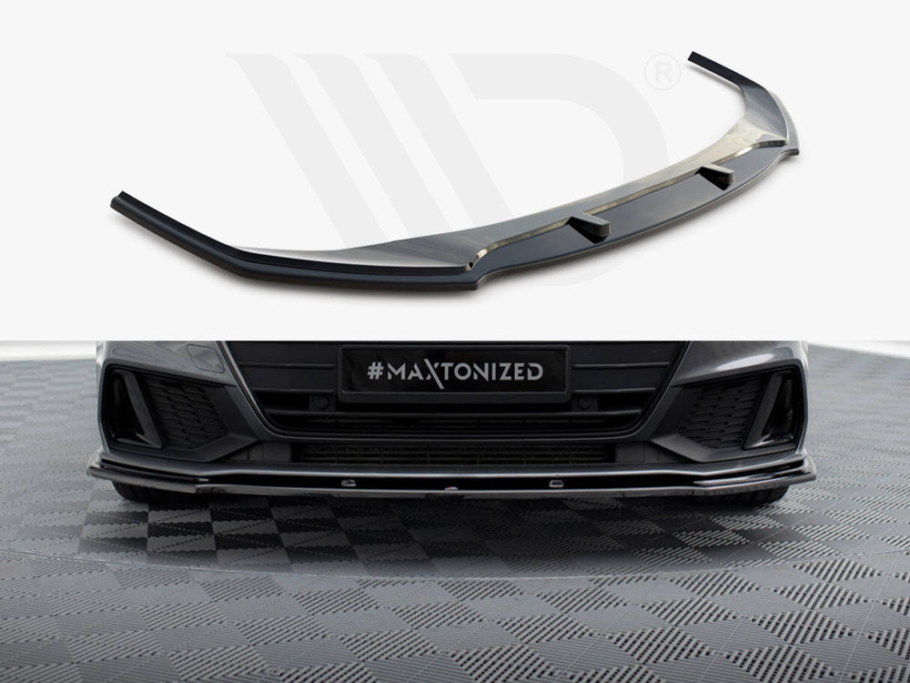 Maxton Design - FRONT SPLITTER V.2 AUDI S7 C8/ A7 S-LINE C8 SPORTBACK