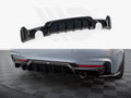 Maxton Design - REAR VALANCE BMW 4 COUPE / GRAN COUPE / CABRIO M-PACK F32 / F36 / F33 (VERSION WITH EXHAUST ON BOTH SIDES)
