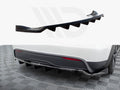 Maxton Design - CENTRAL REAR SPLITTER (VERTICAL BARS) TESLA MODEL X MK1 FACELIFT