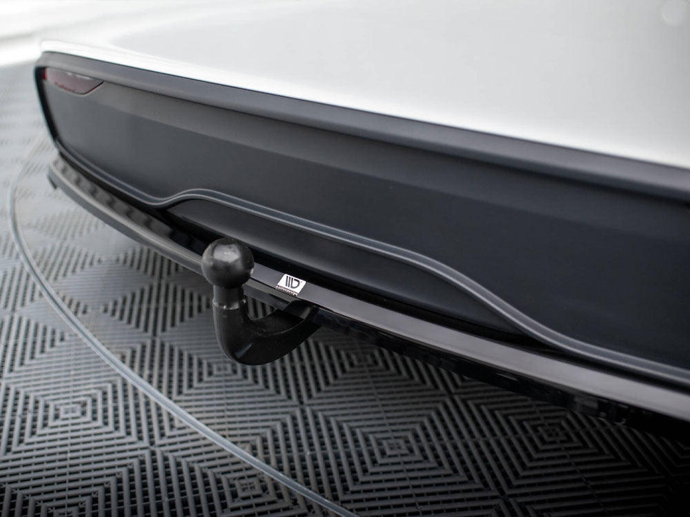 Maxton Design - CENTRAL REAR SPLITTER (VERTICAL BARS) TESLA MODEL X MK1 FACELIFT
