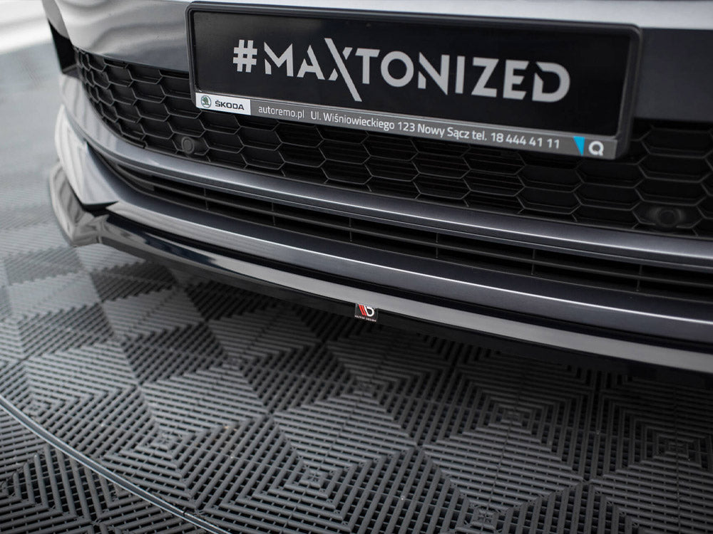 Maxton Design - FRONT SPLITTER V.2 SKODA KODIAQ SPORTLINE MK1 FACELIFT
