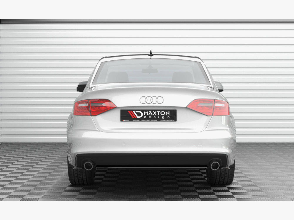 Maxton Design - CENTRAL REAR SPLITTER AUDI A4 S-LINE B8 FACELIFT