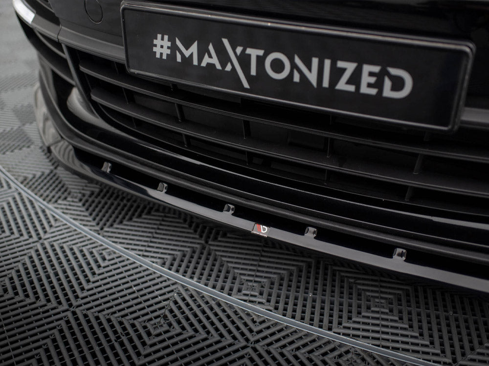 Maxton Design - FRONT SPLITTER V.1 PORSCHE PANAMERA E-HYBRID 971