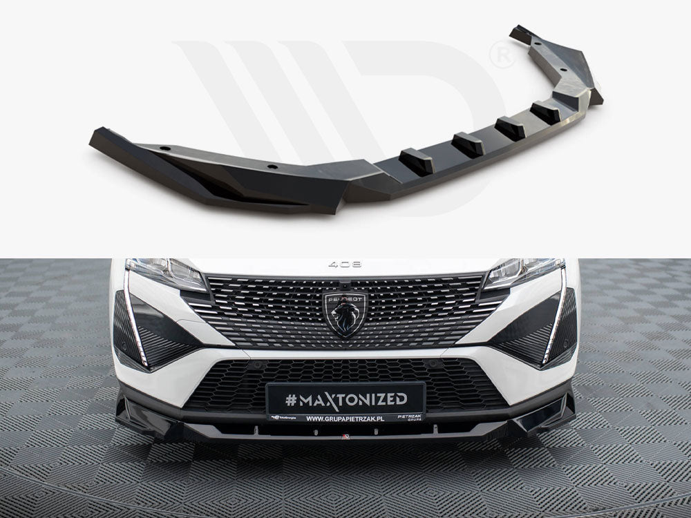 Maxton Design - FRONT SPLITTER PEUGEOT 408 MK1