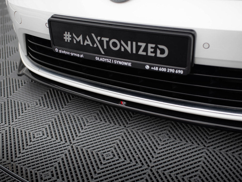 Maxton Design - Front Splitter V.2 VW Golf R / R-Line Mk7