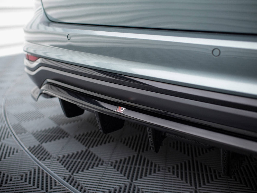 Maxton Design - CENTRAL REAR SPLITTER (VERTICAL BARS) AUDI A6 ALLROAD C8