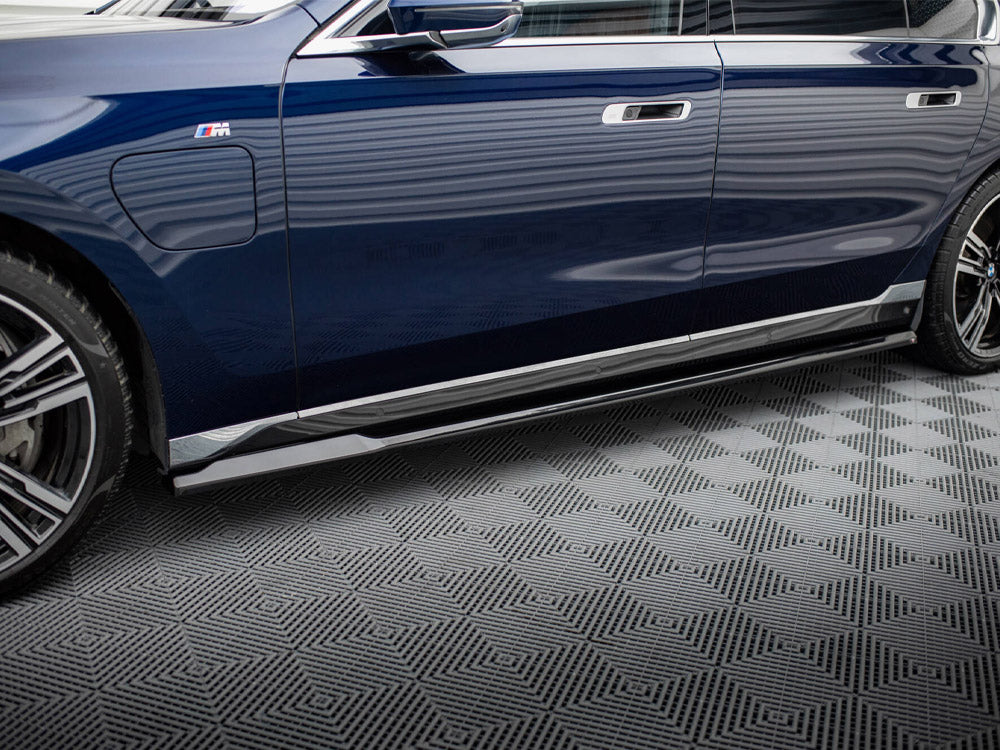 Maxton Design - SIDE SKIRTS DIFFUSERS BMW 750E M-PACK G70