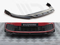 Maxton Design - FRONT SPLITTER V.2 + FLAPS VOLKSWAGEN GOLF GTI / GTE / R-LINE MK8