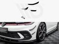Maxton Design - FRONT BUMPER WINGS (CANARDS) VOLKSWAGEN POLO GTI MK6 FACELIFT
