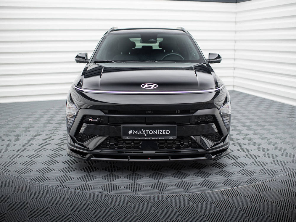 Maxton Design - FRONT SPLITTER HYUNDAI KONA N-LINE MK2