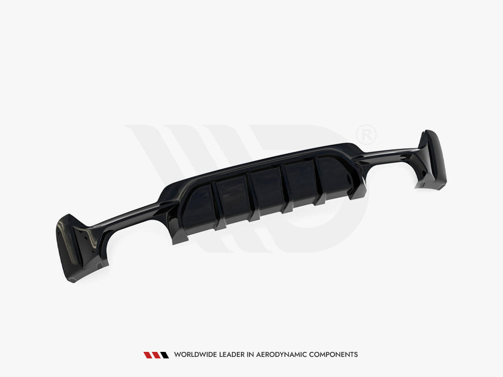 Maxton Design - REAR VALANCE BMW 4 COUPE / GRAN COUPE / CABRIO M-PACK F32 / F36 / F33 (VERSION WITH DUAL EXHAUSTS ON BOTH SIDES)