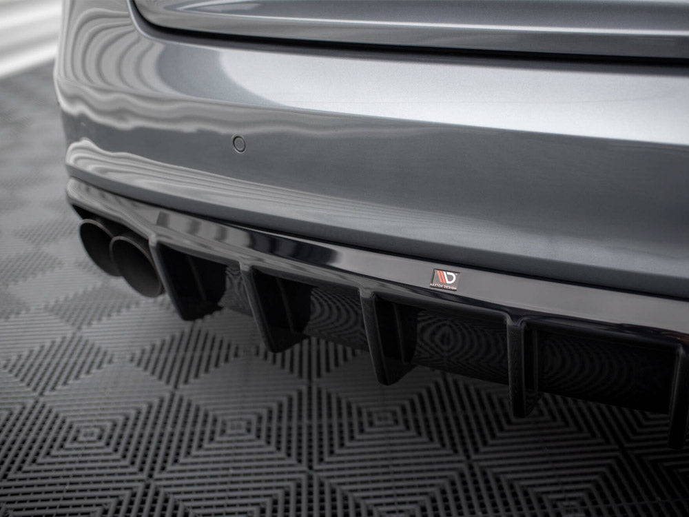 Maxton Design - Rear Valance Audi A5 Coupe 8T Facelift (Version with dual exhausts on one side)