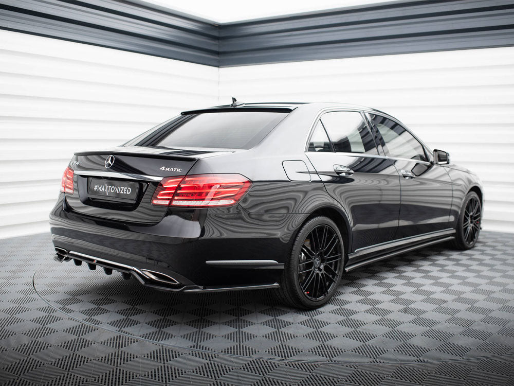 Maxton Design - Rear Splitter (Vertical Bars) Mercedes-Benz E W212 Facelift