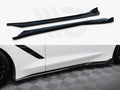 Maxton Design - Side Skirts Diffusers V.2 Chevrolet Corvette C7