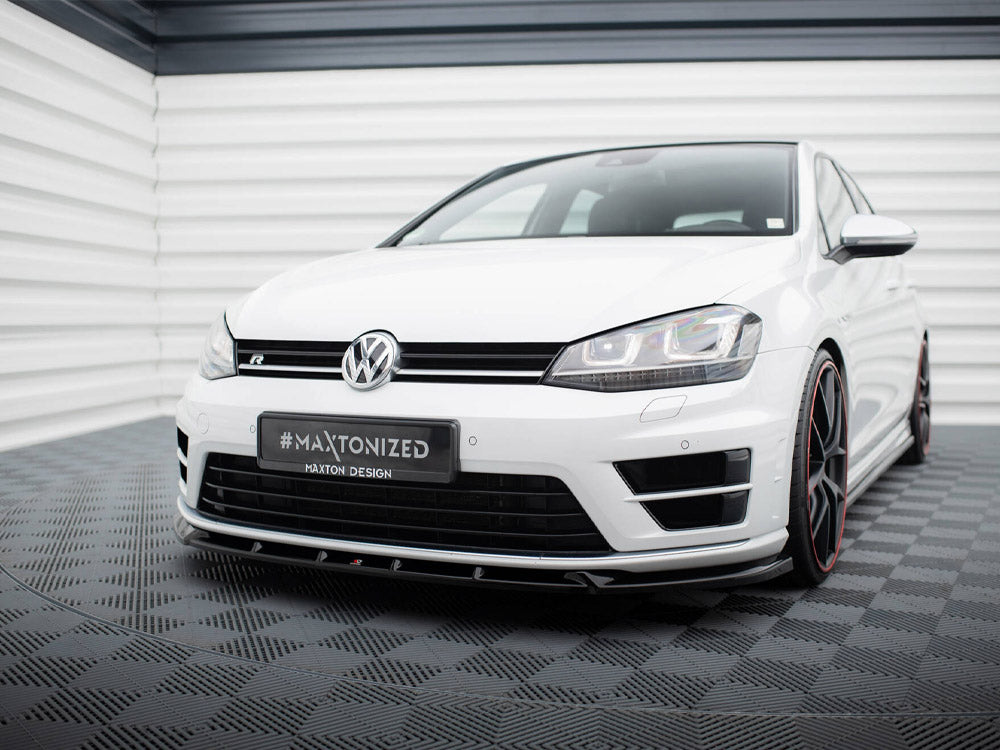 Maxton Design - Front Splitter V.5 Volkswagen Golf R / R-Line Mk7