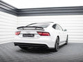 Maxton Design - CENTRAL REAR SPLITTER AUDI A7 S-LINE (FACELIFT) (WITH VERTICAL BARS) (2014-2018)