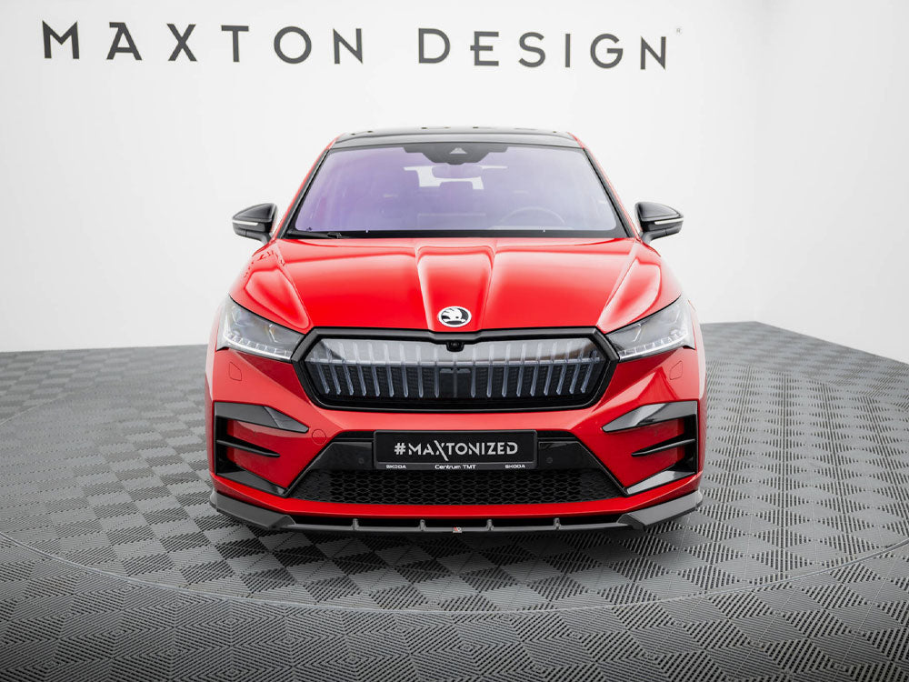 Maxton Design - FRONT SPLITTER SKODA ENYAQ COUPE IV