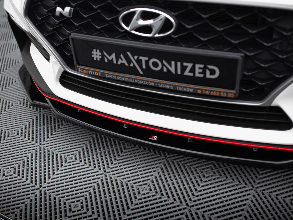 Maxton Design - FRONT SPLITTER V.4 HYUNDAI I30 N MK3 HATCHBACK/ FASTBACK (2017-)