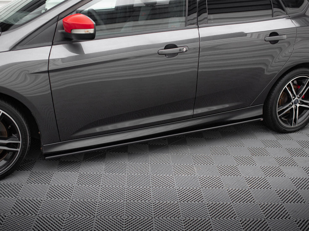 Maxton Design - SIDE SKIRTS DIFFUSERS FORD FOCUS ST / ST-LINE MK3 / MK3 FL HATCHBACK / ESTATE