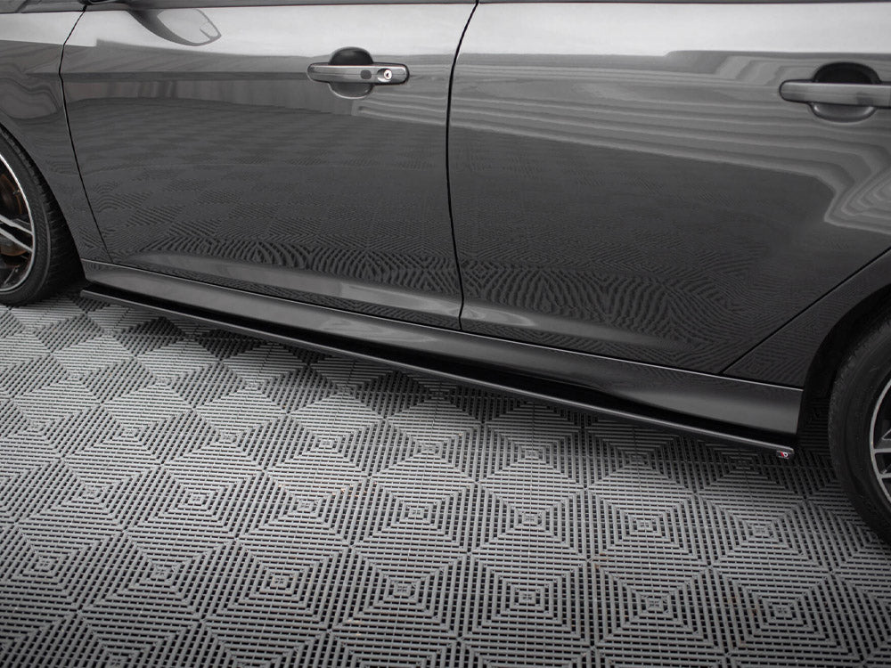 Maxton Design - SIDE SKIRTS DIFFUSERS FORD FOCUS ST / ST-LINE MK3 / MK3 FL HATCHBACK / ESTATE