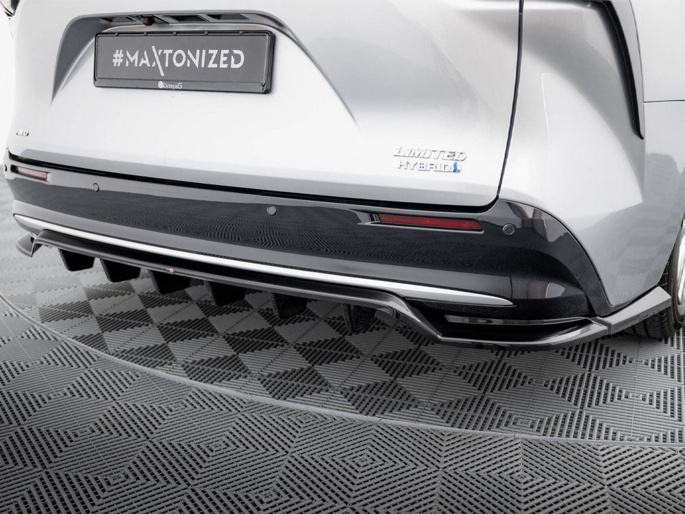 Maxton Design - Rear Splitter (Vertical Bars) Toyota Sienna Mk4