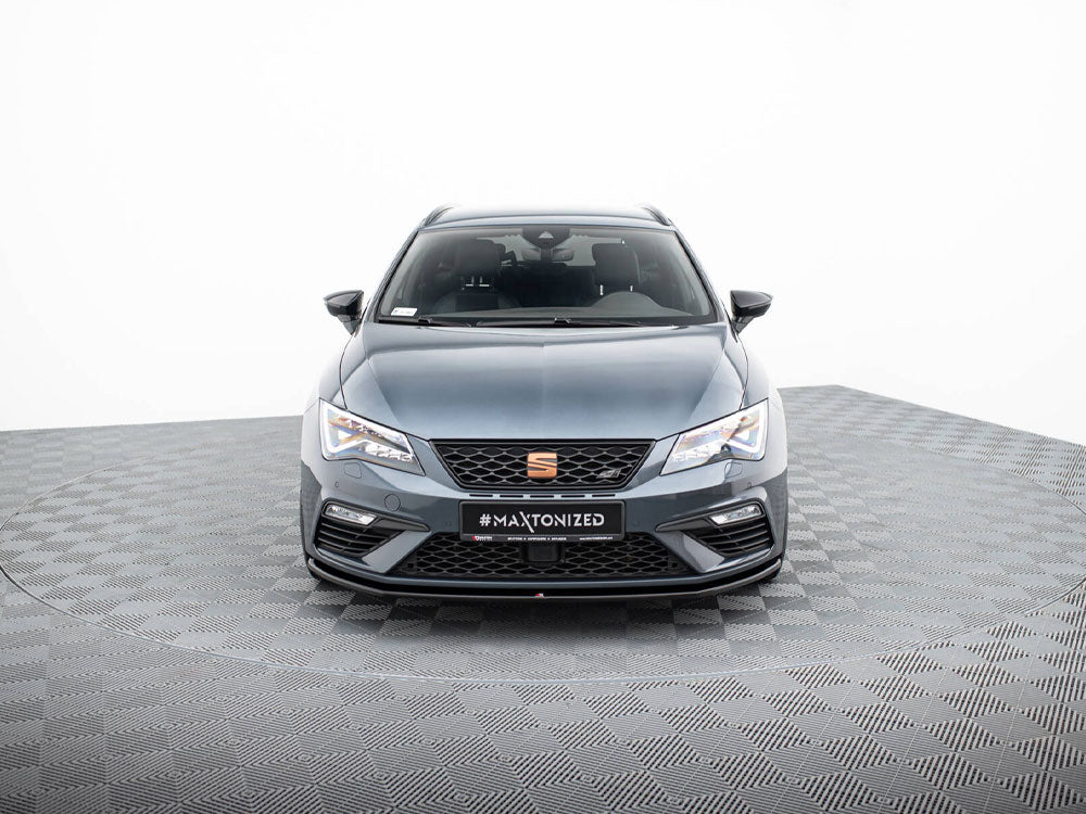 Maxton Design - Front Splitter V.1 Seat Leon Cupra / FR Mk3 FL