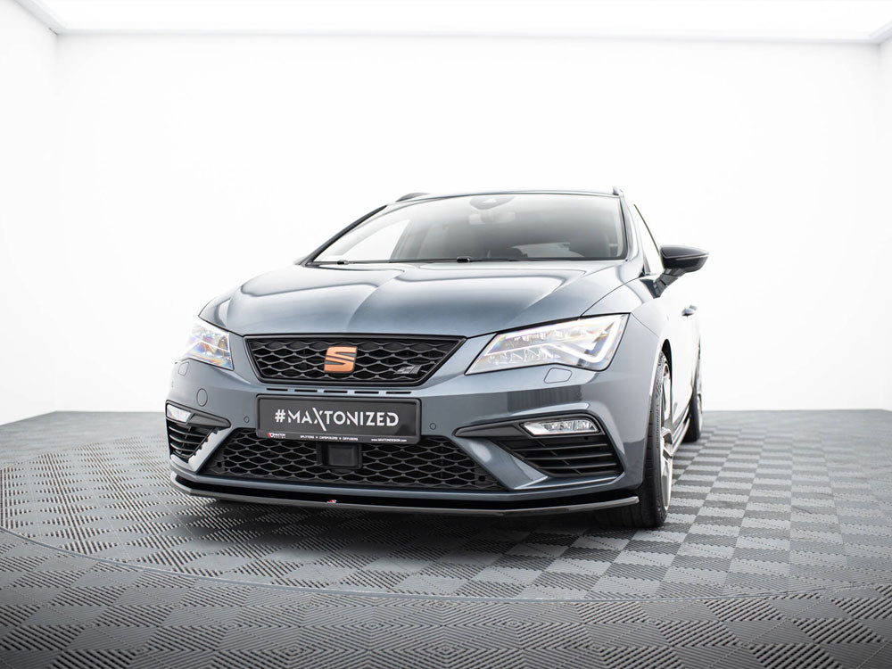 Maxton Design - FRONT SPLITTER V7 SEAT LEON CUPRA/ FR MK3 FACELIFT (2017-2019)