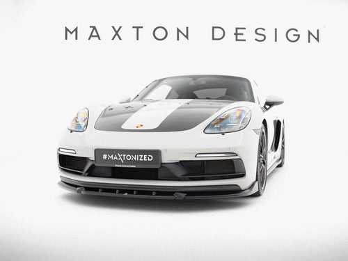 **CLEARANCE** Maxton Design - Front Splitter V.2 Porsche 718 Cayman GTS 982c (NO RETURN)