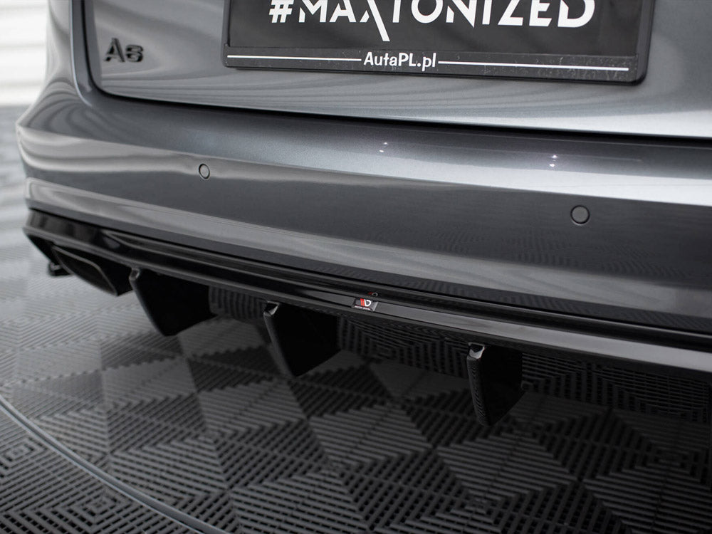 Maxton Design - Rear Valance V.2 Audi A6 / A6 C7 S-Line / S6 C7 Facelift