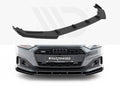 Maxton Design - Street PRO Front Splitter + Flaps Audi A5 F5 / B9 Facelift
