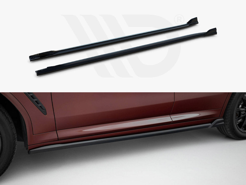 Maxton Design - Side Skirts Diffusers BMW iX3 M-Pack G08 Facelift