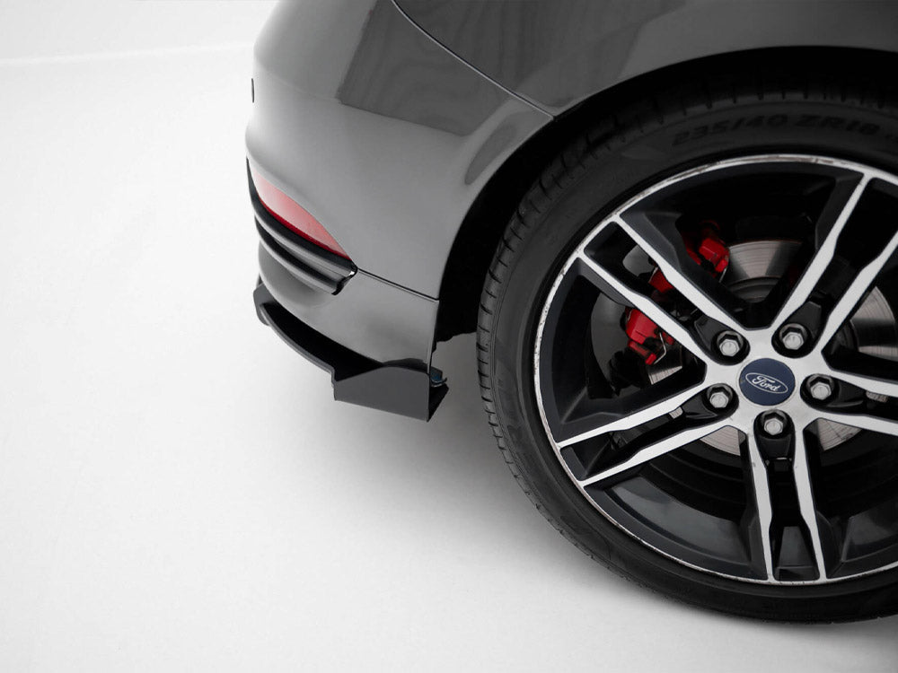 Maxton Design - Street PRO Rear Diffuser + Flaps Ford Focus ST Mk3 Facelift