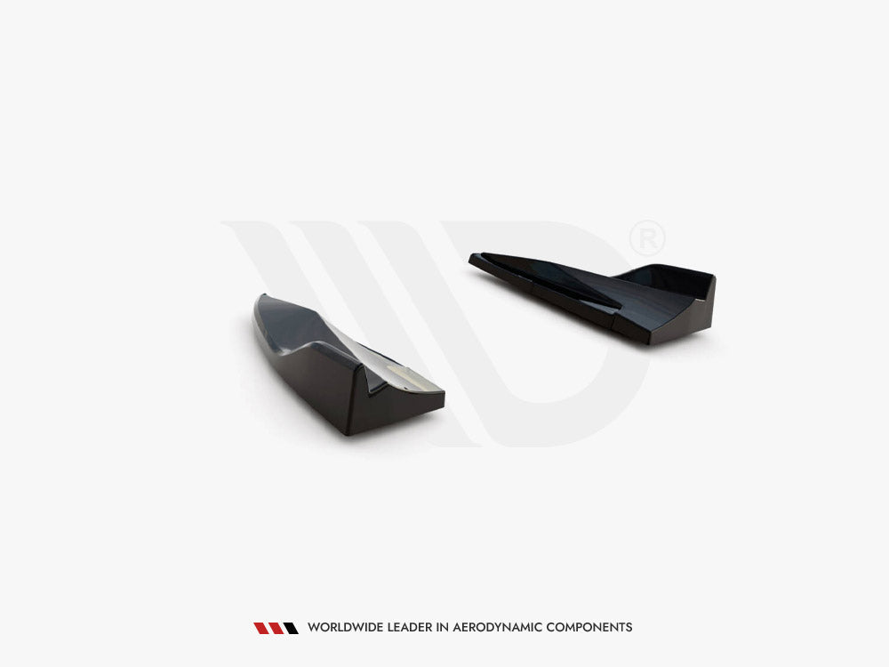 Maxton Design - Rear Side Splitters V.2 Porsche Macan GTS / Sport Design Mk1 Facelift