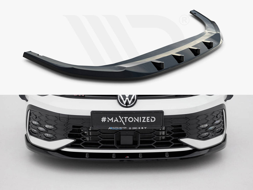 Maxton Design - Front Splitter V.5 Volkswagen Golf GTI / GTE / R-Line Mk8 Facelift