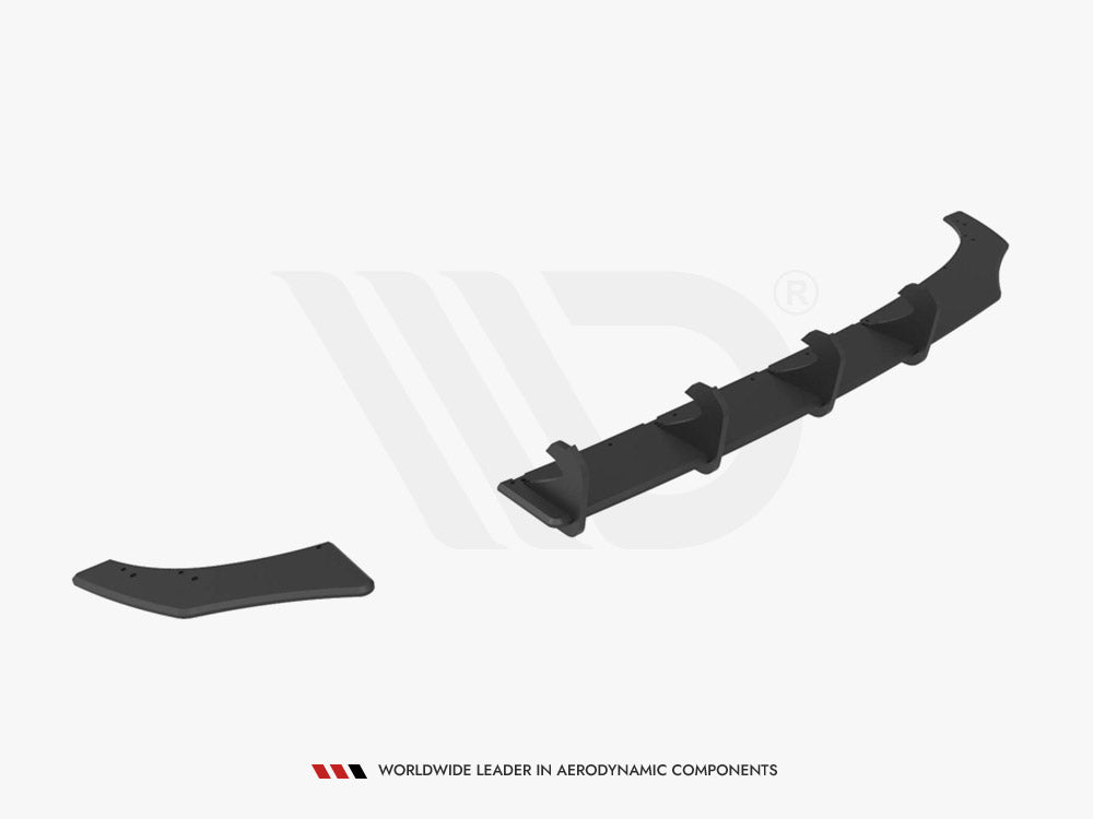Maxton Design - Street PRO Rear Diffuser Volkswagen Polo GTI Mk6 Facelift
