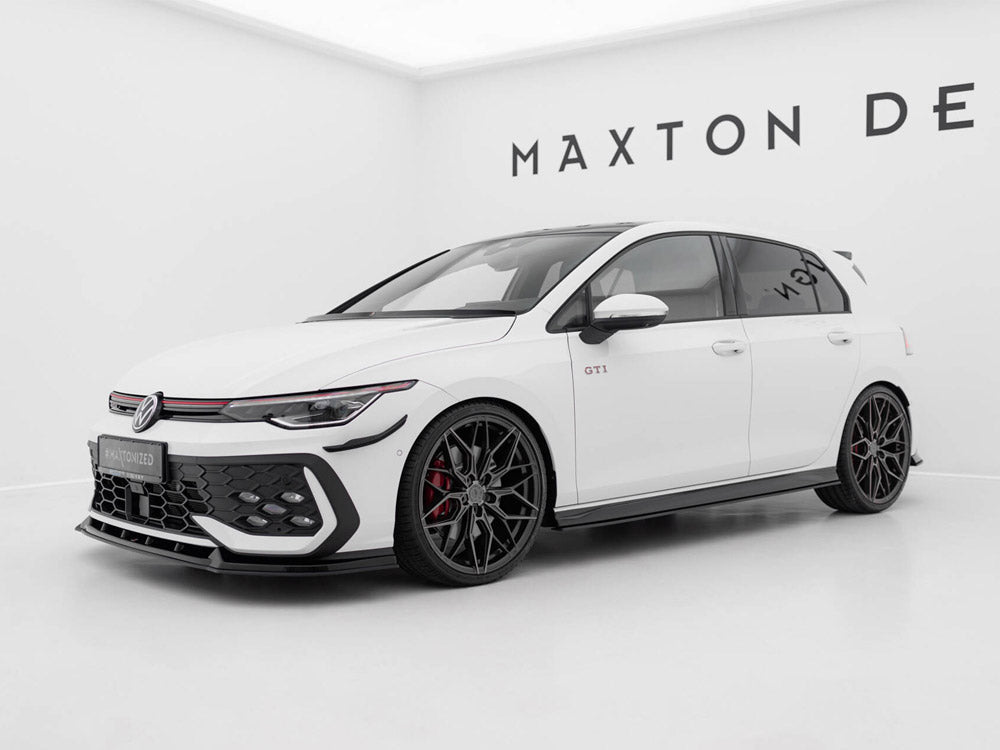 Maxton Design - Street PRO Side Skirts Diffusers V.2 Volkswagen Golf GTI / GTE / GTI Clubsport / R-Line Mk8