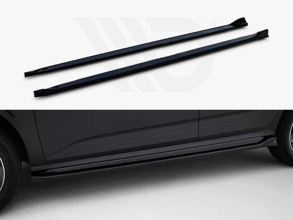 Maxton Design - Side Skirts Diffusers Skoda Kamiq Monte Carlo Mk1 Facelift