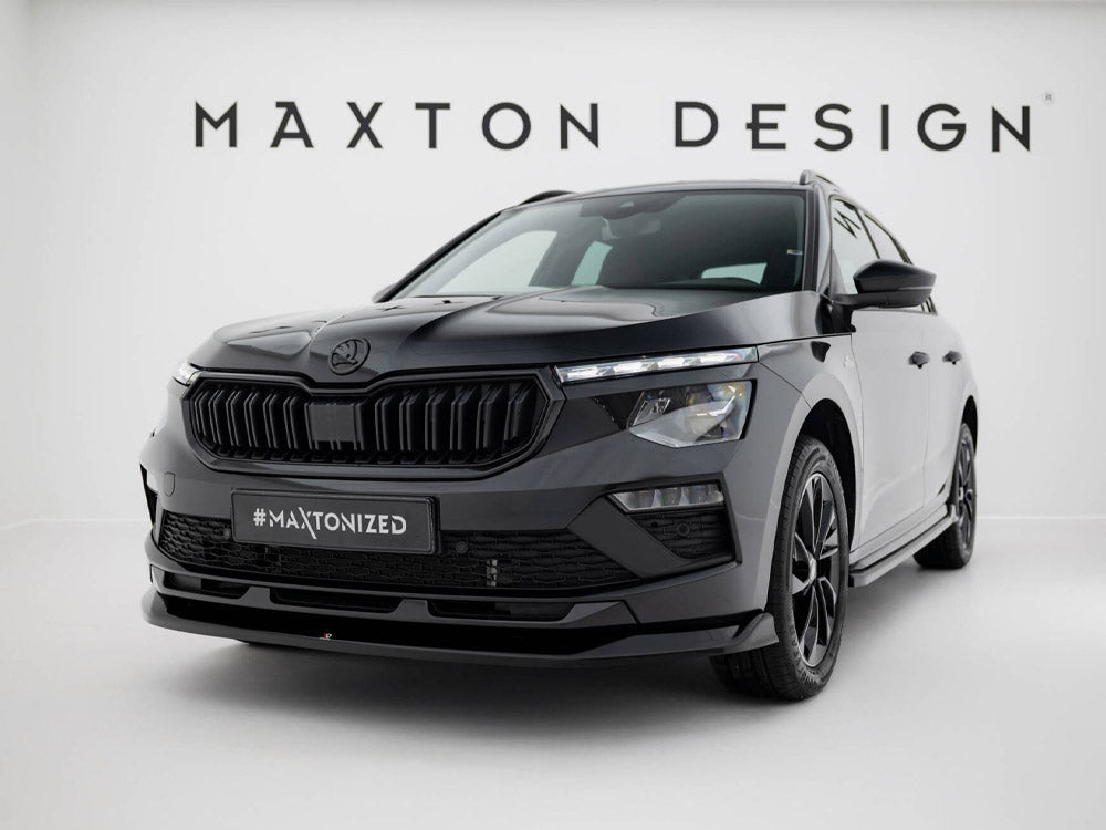 Maxton Design - Front Splitter V.1 Skoda Kamiq Monte Carlo Mk1 Facelift