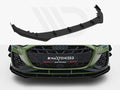 Maxton Design - Street PRO Front Splitter V.1 + Flaps Audi S3 Sportback / A3 S-line Sportback 8Y Facelift