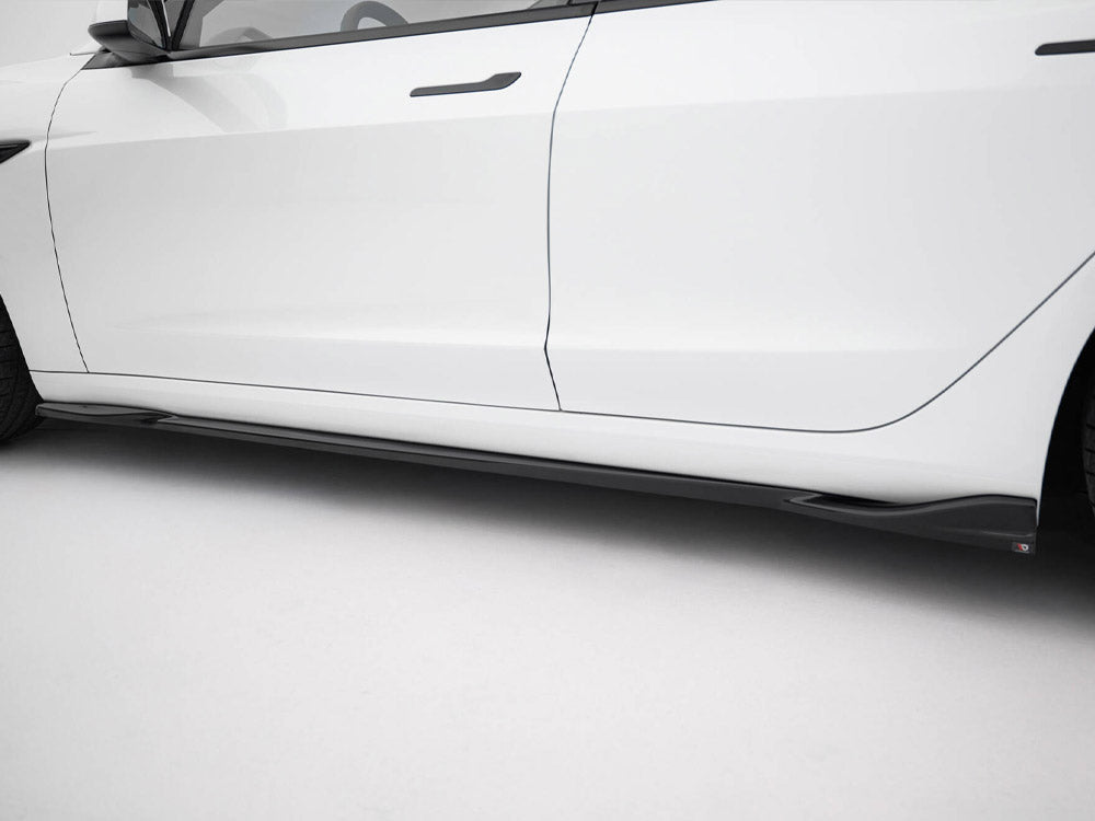 Maxton Design - Side Skirts Diffusers V.1 Tesla Model 3 Performance Mk1 Facelift