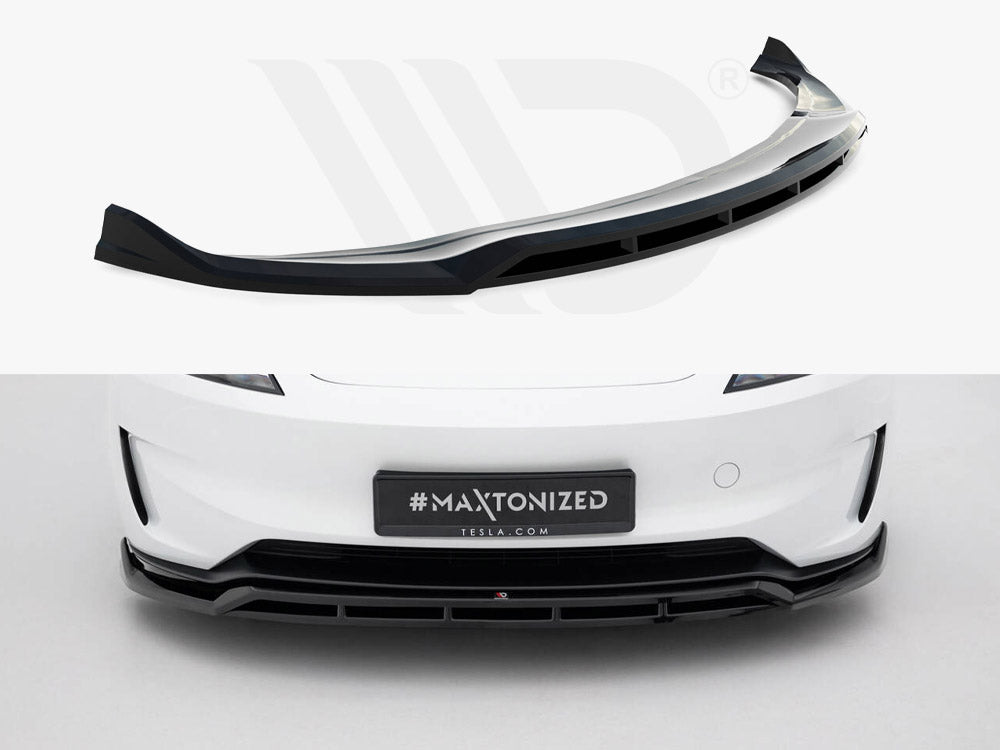 Maxton Design - Front Splitter V.1 Tesla Model 3 Performance Mk1 Facelift
