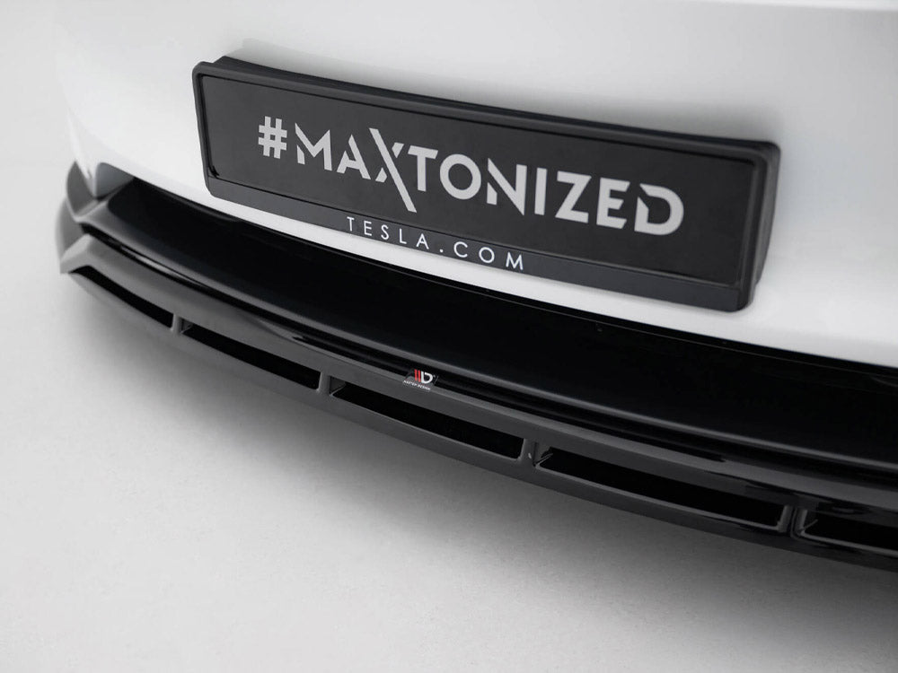 Maxton Design - Front Splitter V.1 Tesla Model 3 Performance Mk1 Facelift