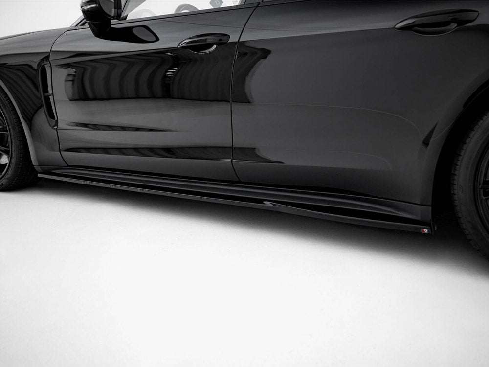 Maxton Design - Side Skirts Diffusers V.2 Porsche Panamera Turbo S E-Hybrid / Panamera E-Hybrid / Panamera 4S 971