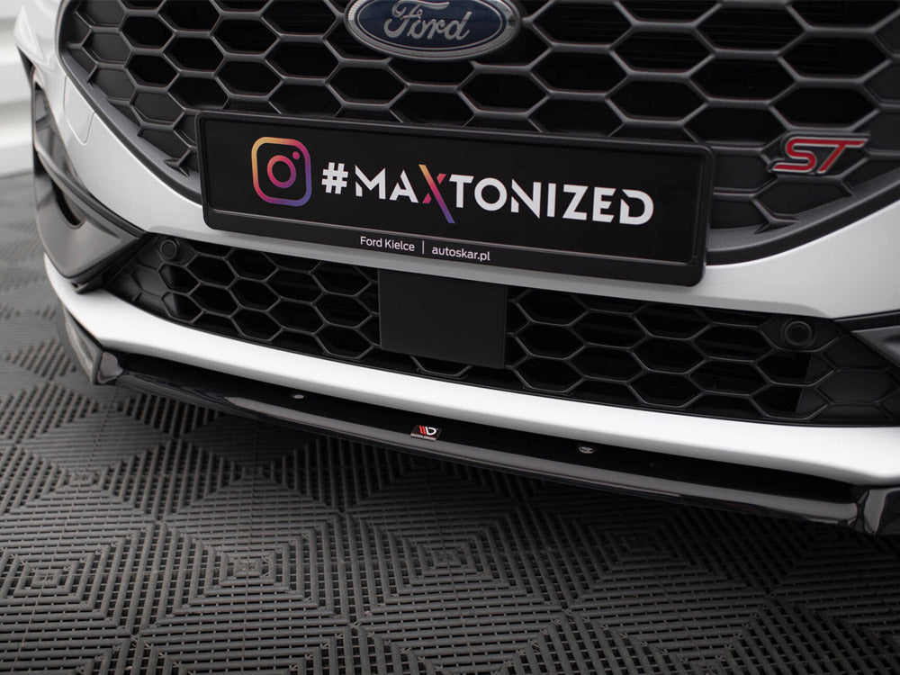 Maxton Design - Front Splitter V.2 Ford Focus ST / ST-Line Mk4 Facelift