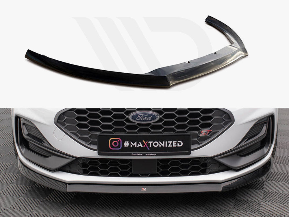 Maxton Design - FRONT SPLITTER V.8 FORD FOCUS ST / ST-LINE MK4