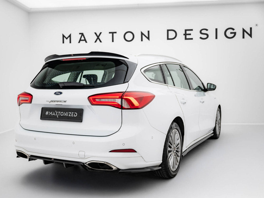 Maxton Design - Rear Splitter (Vertical Bars) Ford Focus Vignale Estate Mk4