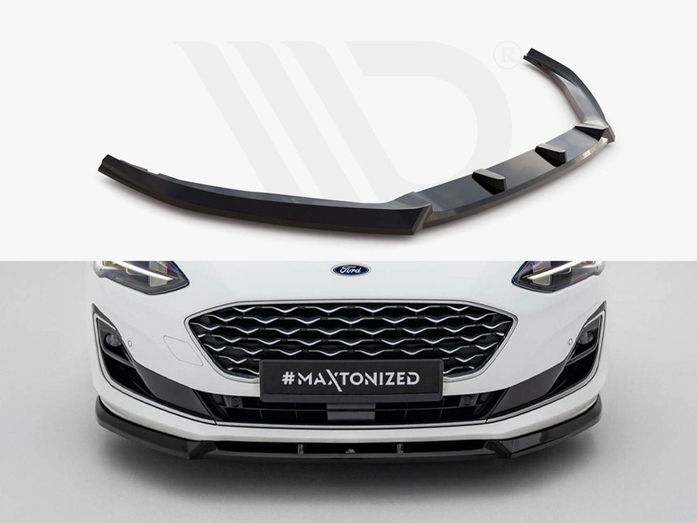 Maxton Design - Front Splitter V.2 Ford Focus Vignale Mk4