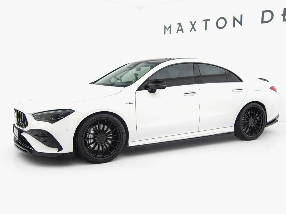 Maxton Design -  Side Skirts Diffusers Mercedes-AMG CLA 35 / 45 Coupe / Shooting Brake C118 Facelift / X118 Facelift