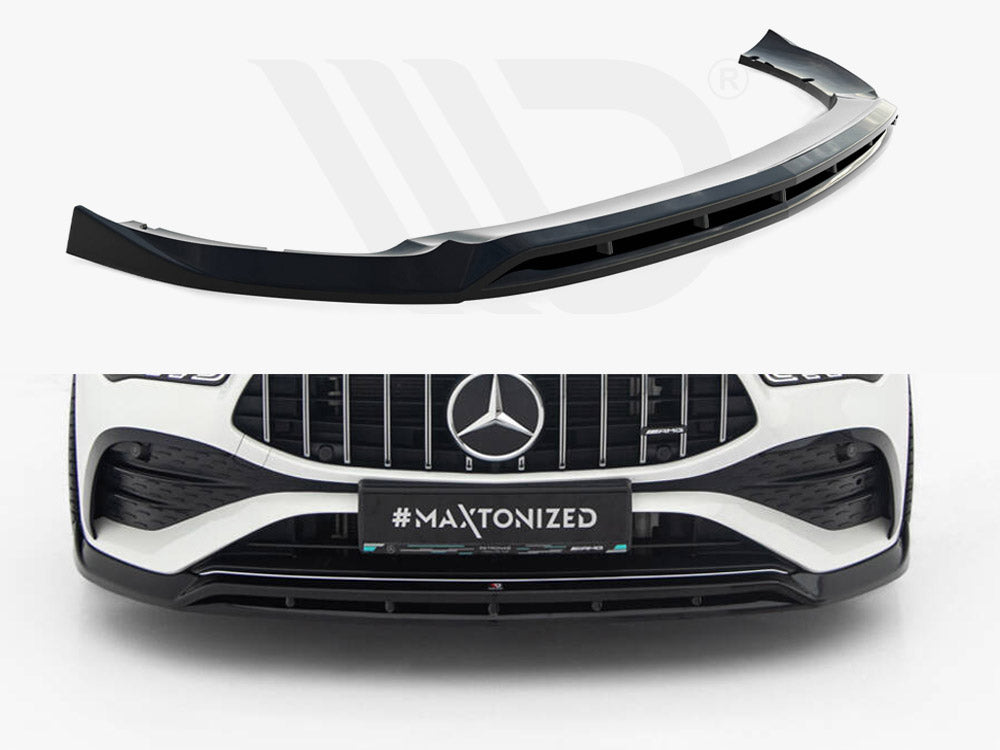 Maxton Design - Front Splitter Mercedes-AMG CLA 35 Coupe / Shooting Brake C118 Facelift / X118 Facelift